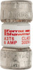 Ferraz Shawmut 160 VDC, 300 VAC, 6 Amp, Fast-Acting General Purpose Fuse Clip Mount, 7/8" OAL, 200 at AC, 50 at DC kA Rating, 13/32" Diam A3T6 - 54007026