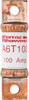 Ferraz Shawmut 300 VDC & 600 VAC, 100 Amp, Fast-Acting General Purpose Fuse Bolt-on Mount, 75mm OAL, 100 at DC, 200 at AC kA Rating, 13/16" Diam A6T100 - 54007505