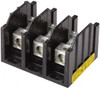 Bussmann 3 Poles, 310 Amp, 350 kcmil-6 AWG (Cu/Al) Primary, 4-12 AWG (Al), 4-14 AWG (Cu) Secondary, Thermoplastic Power Distribution Block 600 VAC/VDC, 1 Primary Connection, 5.2 Inch Long x 3.32 Inch Deep x 4 Inch High 16323-3 - 84720515