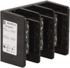 Square D 3 Poles, 255 (Copper) Amp, Phenolic Power Distribution Block 600 VAC, 1 Primary Connection 9080LBC363101 - 54423892