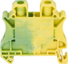 Schneider Electric 1 Pole, 1,000 Volt, -40 to 266°F, DIN Rail Mount, Polyamide Grounding Terminal Block 2 Contacts, 24 to 8 AWG Compatibility, 47-1/2mm High NSYTRV62PE - 69680015