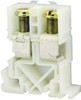 Square D 600 VAC, 170 Amp, -40 to 275°F, DIN Rail Mount, Nylon Standard Terminal Block 2 Contacts, Tin Plated Steel, 12 to 1/0 AWG Compatibility, 2.71 Inch High x 2.12 Inch Deep 9080GD6 - 69682458