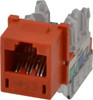 Hubbell Wiring Device-Kellems 8 Position, Cat5e Modular Jack CSA Certified, RoHS Compliant, UL Listed HXJ5EOR - 00247809
