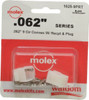 Molex 9 Circuit, 9 AWG, 0.062 Inch Pin Diameter, Modular Receptacle Plug Connector Package RoHS Compliant 1625-9PRT - 06063952