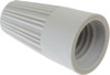 Thomas & Betts 1, 22 + & 1, 20 to 2, 16 AWG, 300 Volt, Corrosion Resistant, Standard Twist on Wire Connector Gray 329-BP - 08690968