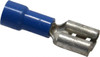 Made in USA 16 to 14 AWG Uninsulated Female Wire Disconnect 1/4" Tab, Blue FR4B-250 - 76938505