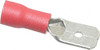 Thomas & Betts 22 to 16 AWG Fully Insulated Male Wire Disconnect 1/4" Tab, Red, RoHS Compliant, UL 94 V-0 TV18-250MD-XV - 68887199