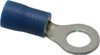IDEAL 16-14 AWG Partially Insulated Crimp Connection Circular Ring Terminal #10 Stud, Tin Plated Brass Contact 83-2241 - 02651495
