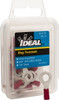 IDEAL 22-18 AWG Partially Insulated Crimp Connection Circular Ring Terminal 1/4" Stud, 1.055" OAL x 0.394" Wide, Tin Plated Brass Contact 83-2151 - 02651016