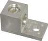 Thomas & Betts 6 AWG Noninsulated Compression Connection Square Ring Terminal 3/8" Stud, 2-1/4" OAL x 1-1/8" Wide, Tin Plated Aluminum Contact ADR35 - 73123523