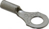 Thomas & Betts 22-16 AWG Noninsulated Crimp Connection D Shaped Ring Terminal #8 Stud, 3/4" OAL x 0.31" Wide, Tin Plated Copper Contact A18-8 - 54064910