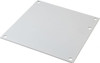 Cooper B-Line 6-1/4" OAW x 6-1/4" OAH Powder Coat Finish Electrical Enclosure Nonperforated Panel 8" x 8" Box, 14 Gauge Steel, Use with 884 RHC/884-1/886 RHC/886-1 78205137723 - 64073877