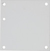 nVent HOFFMAN 4-1/4" OAW x 4-1/4" OAH Powder Coat Finish Electrical Enclosure Nonperforated Panel 6" x 6" Box, 14 Gauge Steel, Use with A6N64/A6R64HCR A6N6P - 68601384