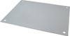 Hubbell Wiegmann 13" OAW x 17" OAH Powder Coat Finish Electrical Enclosure Back Panel 20" x 16" Box, 14 Gauge Steel, Use with B201607CH/B201609CH/LOH201606/N12162006/N12162008/N12201606/N12201608/N12201610/N12201612/RHC201606 NP2016 - 54079835