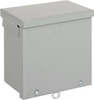 nVent HOFFMAN NEMA 3R Steel Junction Box Enclosure with Screw Flat Cover 6" Wide x 6" High x 4" Deep A6R64 - 68599752