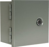 nVent HOFFMAN NEMA 1 Steel Junction Box Enclosure with Hinge Flat Cover 6" Wide x 6" High x 4" Deep A6N64 - 68600584