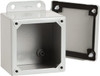 nVent HOFFMAN NEMA 12, 13 Steel Junction Box Enclosure with Screw Flat Cover 12" Wide x 12" High x 6" Deep A1212SC - 68601095