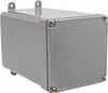 Thomas & Betts NEMA 4, 4X, 6P PVC Junction Box Enclosure with Screw Flat Cover 4" Wide x 4" High x 6" Deep, Corrosion Resistant E989NNR - 54088141