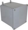 Thomas & Betts NEMA 4, 4X Thermoplastic Junction Box Enclosure with Screw Flat Cover 6" Wide x 6" High x 6" Deep, Corrosion Resistant E989RRR-UPC - 54088166