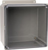 Thomas & Betts NEMA 1, 2, 3, 4, 12, 3S, 3SX, 3X, 4X Polycarbonate Standard Enclosure with Screw Flat Cover 10" Wide x 10" High x 6" Deep, Impact Resistant NV10106 - 54090097