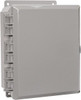 Thomas & Betts NEMA 1, 2, 3, 4, 12, 3S, 3SX, 3X, 4X Polycarbonate Standard Enclosure with Hinge Flat Cover 8" Wide x 10" High x 4" Deep, Impact Resistant NJ1084 - 54089305