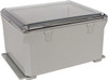 Thomas & Betts NEMA 1, 2, 3, 4, 12, 3S, 3SX, 3X, 4X Polycarbonate Standard Enclosure with Hinge Flat Cover 10" Wide x 12" High x 6" Deep, Impact Resistant NC12106 - 54088877