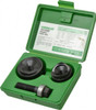 Greenlee 6 Piece, 1-1/2 to 2" Punch Hole Diam, Manual Knockout Set Round Punch, 10 Gage Mild Steel 737BB - 04226338
