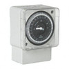Intermatic 24 hr Indoor Analog Electrical Timer 24/120/240 VAC, 50/60 Hz, MIL72ASTUZ-120 - 54097340