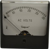 Simpson Electric Analog, AC Voltmeter, Panel Meter 60 Hz, 50000 Ohms at 60 Hz, 300 VAC 10240 - 05915145