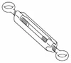 Telemecanique Sensors 7.2 Inch Long, Limit Switch Turnbuckle For Use with XY2C XY2CZ402 - 69535284