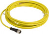 Telemecanique Sensors 4 Amp, 1/2-20 UNF 3 Pin Female Straight Cordset Sensor and Receptacle 250 VAC, 300 VDC, 5m Cable Length, IP67 Ingress Rating XZCPV1865L5 - 61450714