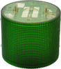 Federal Signal Incandescent Lamp, Green, Flashing and Steady, Stackable Tower Light Module 120 VAC, 0.13 Amp, 1 NEMA Rated, Base Mount LSL-120G - 54028873