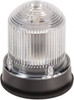 Edwards Signaling 120 VAC, 4X NEMA Rated, LED, Amber, Blue, Red, Multi Status Indicator 65, 120, 240 Flashes per min, 3/4 Inch Pipe, 3-1/4 Inch Diameter, 3-7/8 Inch High, Panel Mount, Pipe Mount 125XBRIRBA120AB - 55527436