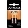 Duracell Pack of (2), Size 21/23, Alkaline, Standard Batteries 12 Volts, Button Tab Terminal, 3LR50, ANSI 1811A Regulated 00041333661506 - 66994476