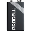 Duracell Procell 72 Qty 1 Pack Size 9V, Alkaline, 72 Pack, Standard Battery 9 Volts, Snap Terminal 00041333527482 - 04967493