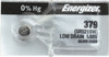 Energizer Size 379, Silver Oxide, Button & Coin Cell Battery 1.55 Volts, Button Tab Terminal, ANSI, NEDA Regulated 379TZ - 76581016