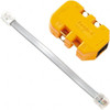 Fluke Yellow Electrical Test Equipment Modular Adapter Use with Telephone Test Sets 10220100 - 39016050