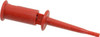 Pomona Electronics Red Electrical Test Equipment Clip Use with SMD Grabbers 5243-2 - 48631881