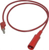 Pomona Electronics Red Electrical Test Equipment Clip Use with 0.300" Terminal, Banana Plugs 1166-24-2 - 06760649