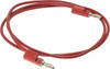 Pomona Electronics Red Electrical Test Equipment Leads Use with Stacking Banana Plugs B-36-2 - 06760557