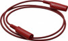 Pomona Electronics Red Electrical Test Equipment Patch Cord Use with Alligators Test Clips AL-B-36-2- - 66549510