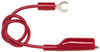 Pomona Electronics Red Electrical Test Equipment Clip Use with Insulated Spade Lug 1960-36-2 - 66549601