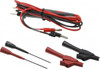 Pomona Electronics Black/Red Electrical Test Equipment Probe Set Use with Banana Plugs, Digital Multimeters 5325A - 62169636