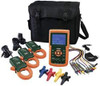 Extech 3 Phase, 600 VAC, 0.20 to 1,200 Amp Capability, 45 to 65 Hz Calibration, LCD Display Power Meter 0.5% Current Accuracy, 0.5% Voltage Accuracy 382100 - 66673609