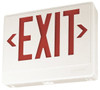Lithonia Lighting 1 Face, White, Thermoplastic, LED, Illuminated Exit Sign 120/277 VAC, Nickel Cadmium, Universal Mounted, 11-3/4 Inch Long x 2 Inch Wide x 7-5/8 Inch High 388066 - 54080817