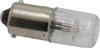 Value Collection 0.08 Watt, Incandescent Miniature & Specialty T3-1/4 Lamp Miniature Bayonet Base, 0.01 to 0.999 Equivalent Range, Warm (1,000 to 3,000), Dimmable, 1-1/4" OAL B2A - 73129702