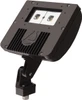 Lithonia Lighting 1 Head 42 Watt 120-277 V LED Floodlight Fixture Glass Lens, Knuckle Mount, Dark Bronze Aluminum Housing 240TJJ - 55717144