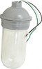 Crouse-Hinds 120 Volt, 100 Watt, Incandescent Hazardous Location Light Fixture Vaporproof, Corrosion & Heat Resistant, Aluminum Housing, 3-3/8" Wide x 9" High TP7630 - 04947149