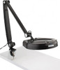 Value Collection 50", Pivot, Clamp on, LED, Black, Magnifying Task Light 7 Watt, 100-240 Volt, 1.75x Magnification, 7" Wide, 7" Long LTS131-27 - 68989490
