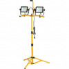 PRO-SOURCE 104 Watt Tripod Electric Portable LED Light 6 ft. Cord, 2 Heads, 10,000 Lumens LWLT10000A-PRO - 16368243